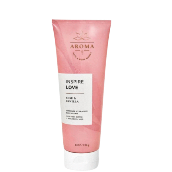 Inspire Love Rose & Vanilla Ultimate Hydration Body Cream (226 g / 8 oz)