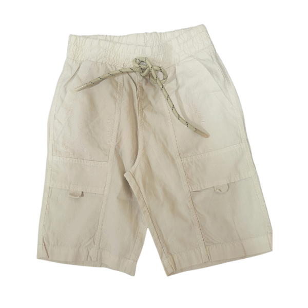Beige Cargo Shorts